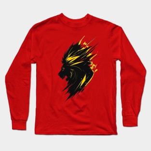 Cool Lion Animal Design Long Sleeve T-Shirt